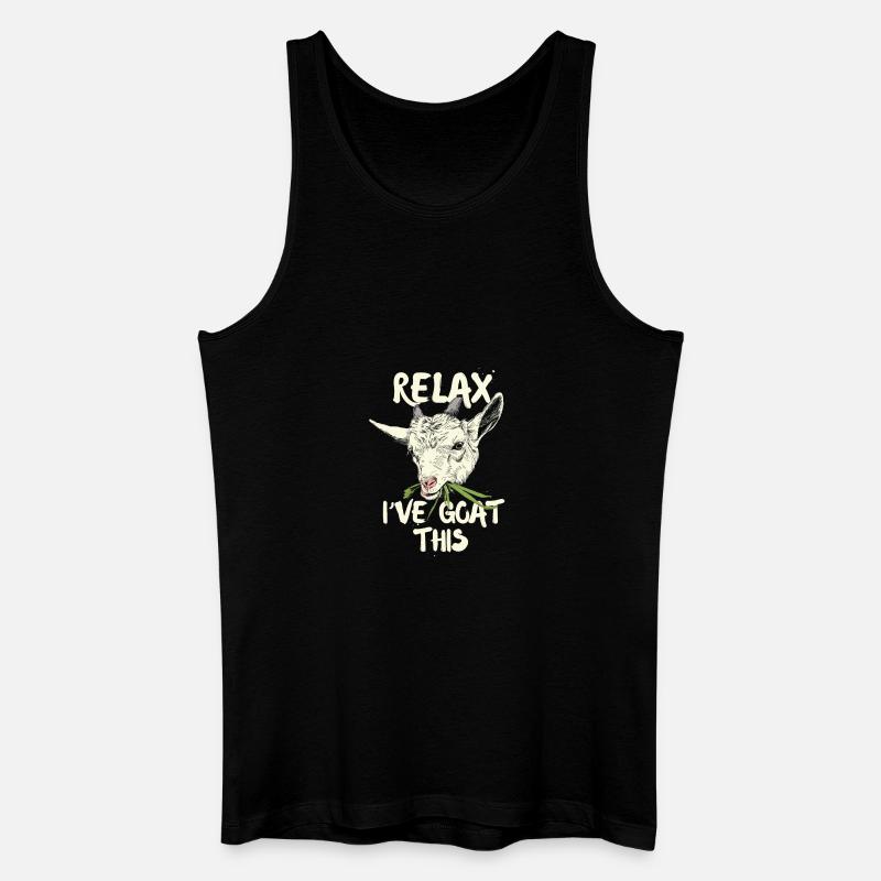 Relax i’ve goat this - Débardeur bio Homme - noir