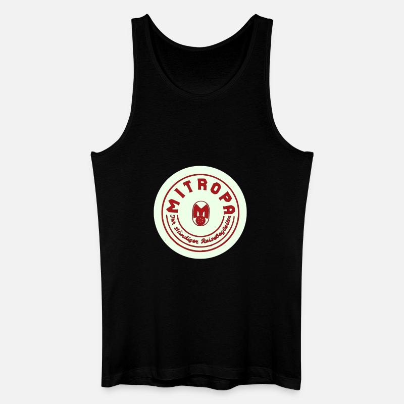 Mitropa - Ihr ständiger Reisebegleiter - Männer Bio Tank Top - Schwarz