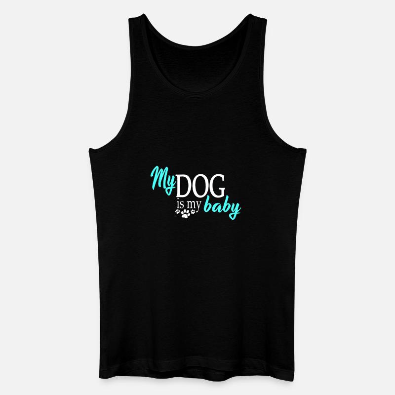 Hund Hunde - Männer Bio Tank Top - Schwarz