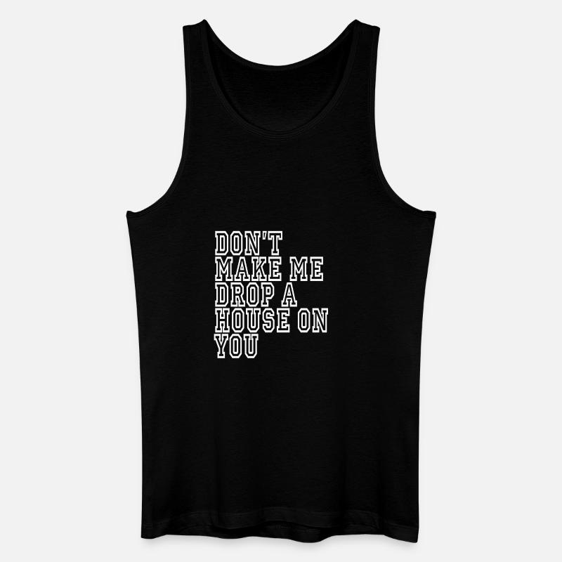 lustige sarkastisch Sprüche Spruch Sarkasmus - Männer Bio Tank Top - Schwarz