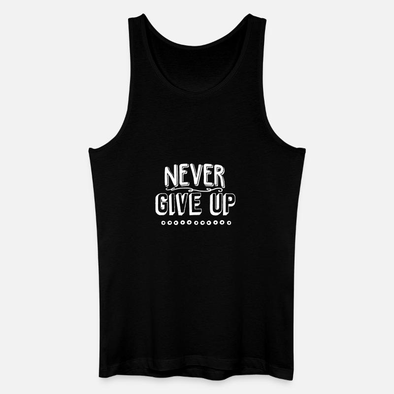 Sprüche - Männer Bio Tank Top - Schwarz