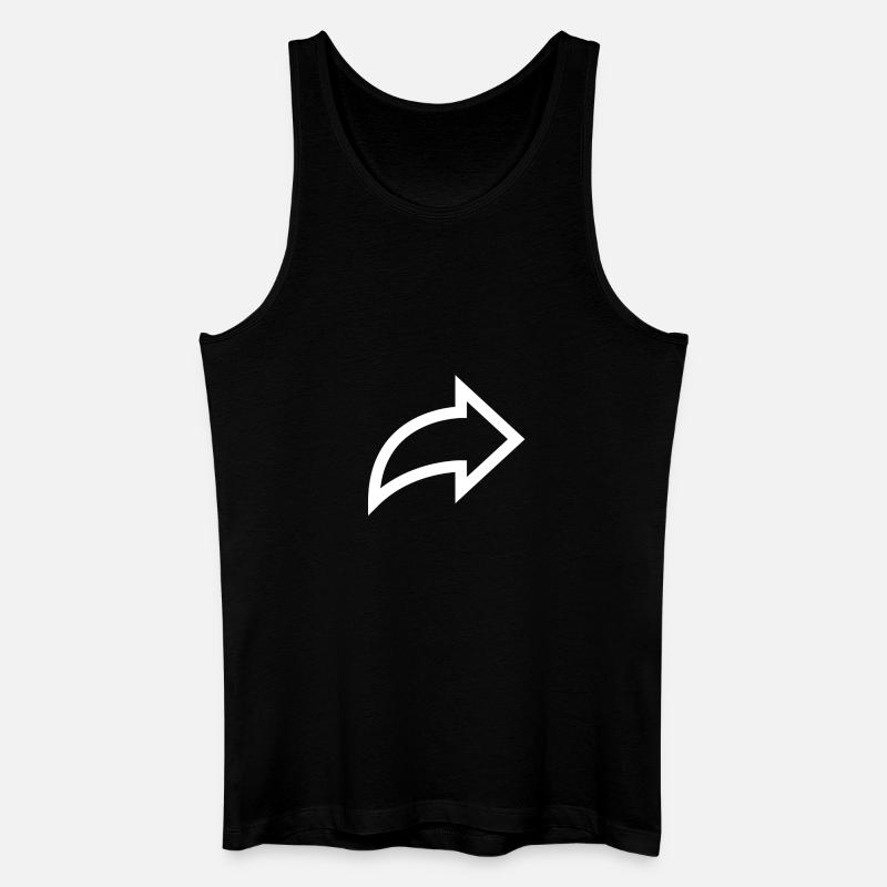 Flèche - Débardeur bio Homme - noir