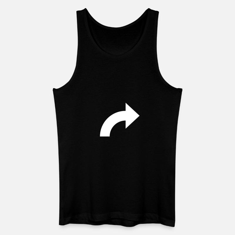 Flèche - Débardeur bio Homme - noir