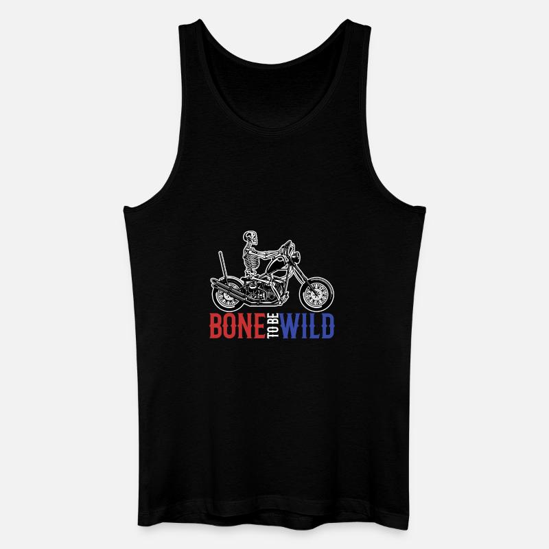Skelett - Männer Bio Tank Top - Schwarz