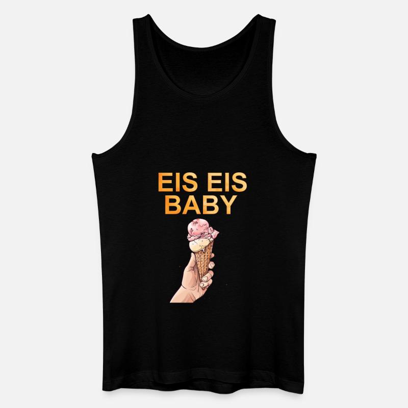 Eis Eis Baby - Männer Bio Tank Top - Schwarz