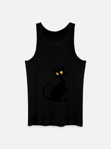 Chat - Débardeur bio Homme - noir