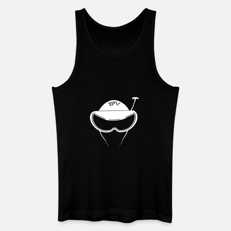 FPV Pilot - Männer Bio Tank Top - Schwarz