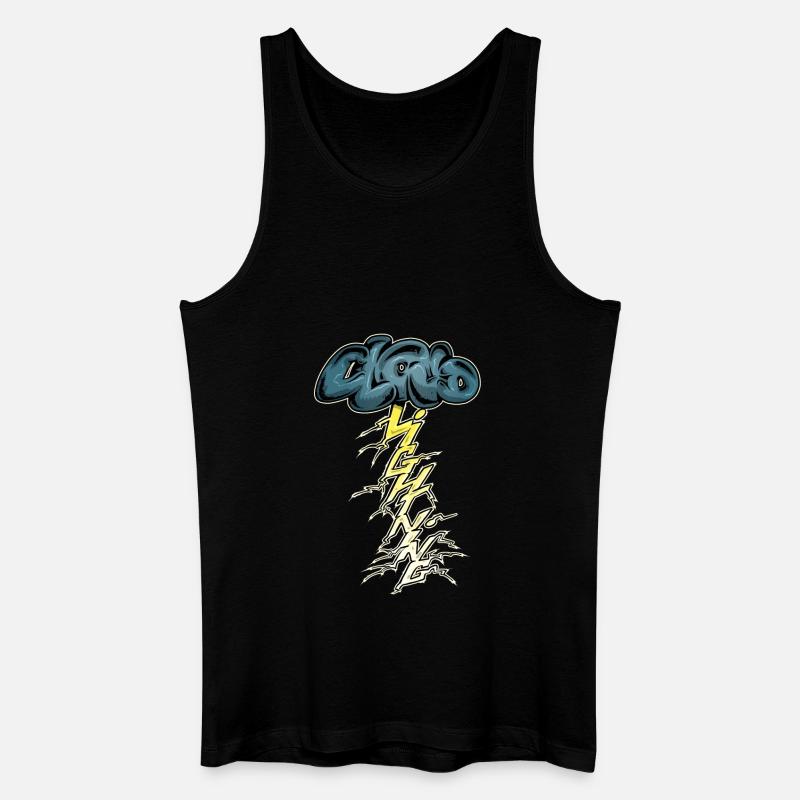 Sturmwetter - Männer Bio Tank Top - Schwarz