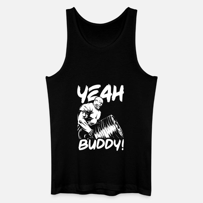 Yeah Buddy Lightweight - Männer Bio Tank Top - Schwarz