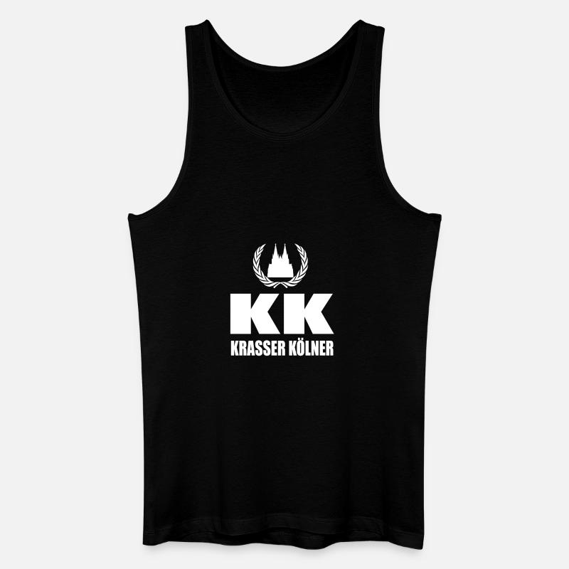 Köln - Männer Bio Tank Top - Schwarz