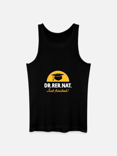 Doktor - Männer Bio Tank Top - Schwarz