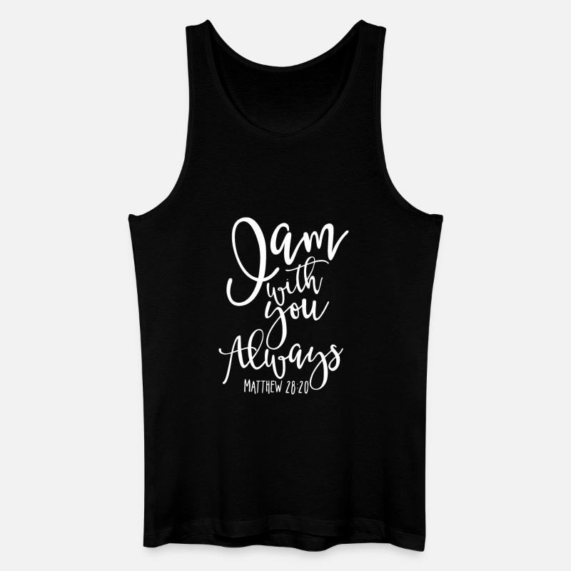 Immer (dunkel) - Männer Bio Tank Top - Schwarz