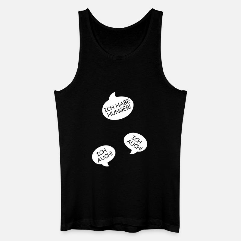 Schwangerschaft verkünden Drillinge Mama Mutter - Männer Bio Tank Top - Schwarz