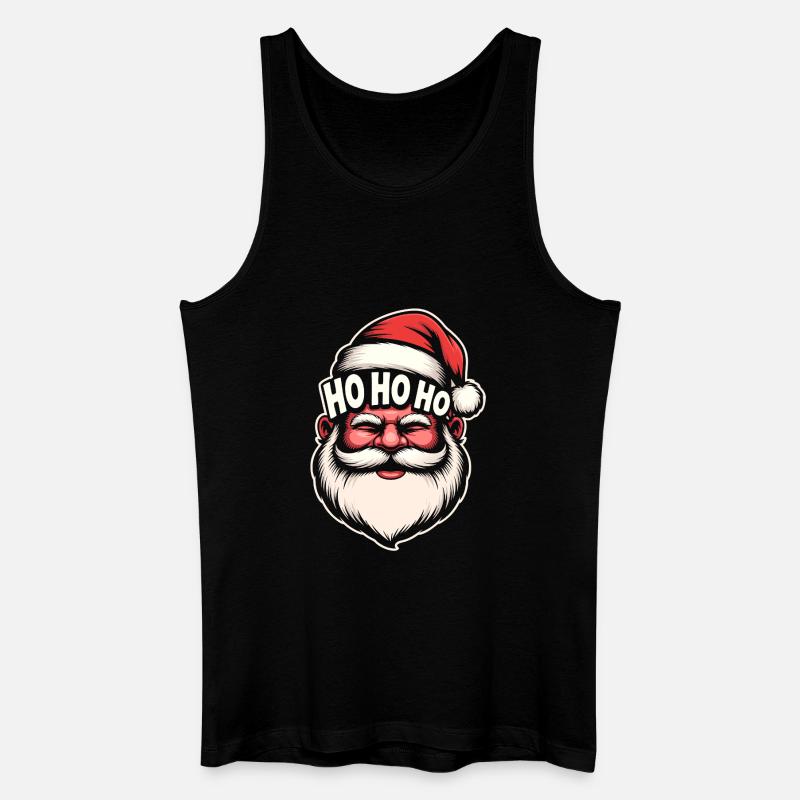 HoHoHo Weihnachten - Männer Bio Tank Top - Schwarz