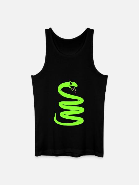Coiled Snale - Men’s Organic Tank Top - black