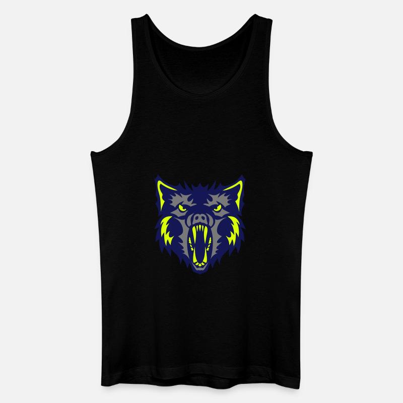 Werwolf Werwolf Wolf 2 - Männer Bio Tank Top - Schwarz