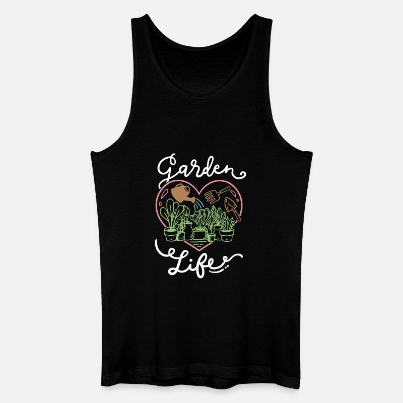 Gartenarbeit Garten Gärtner - Männer Bio Tank Top - Schwarz