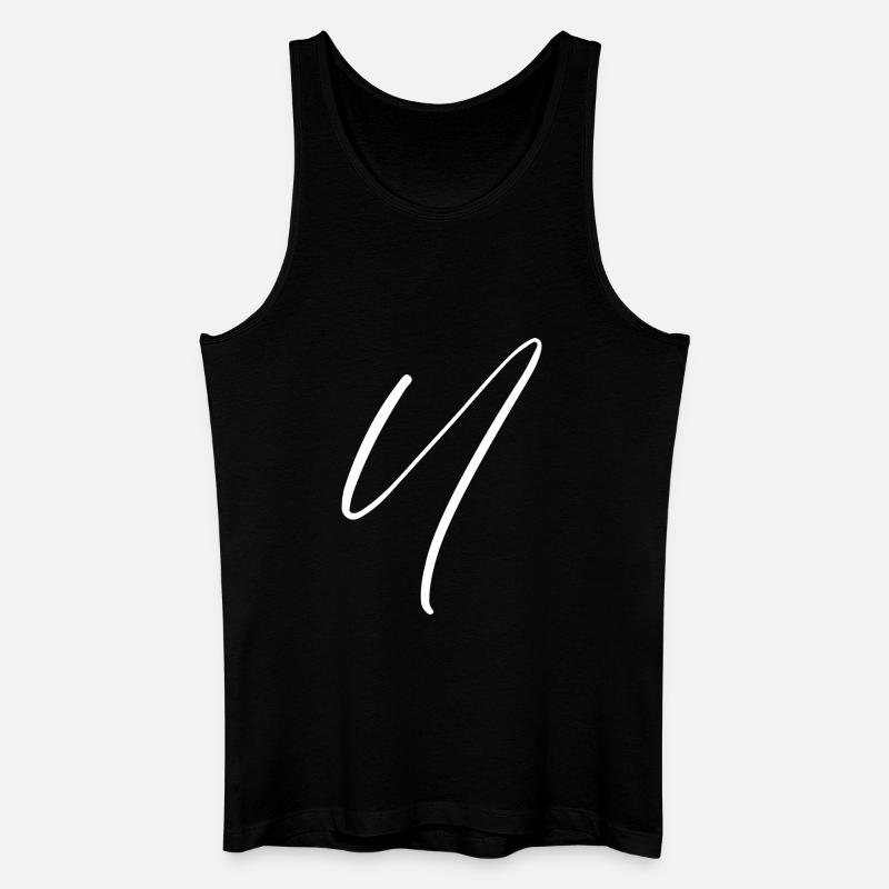 U - Männer Bio Tank Top - Schwarz