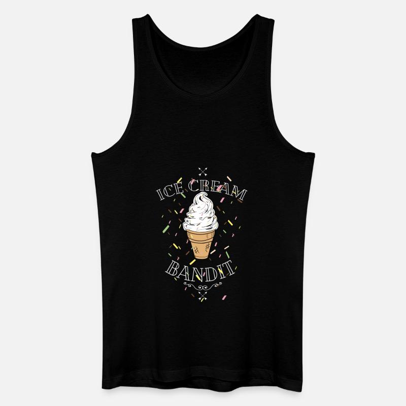 Machine à glace molle - Débardeur bio Homme - noir