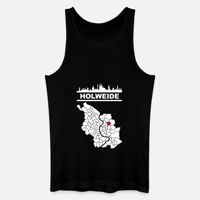 Holweide - Männer Bio Tank Top - Schwarz