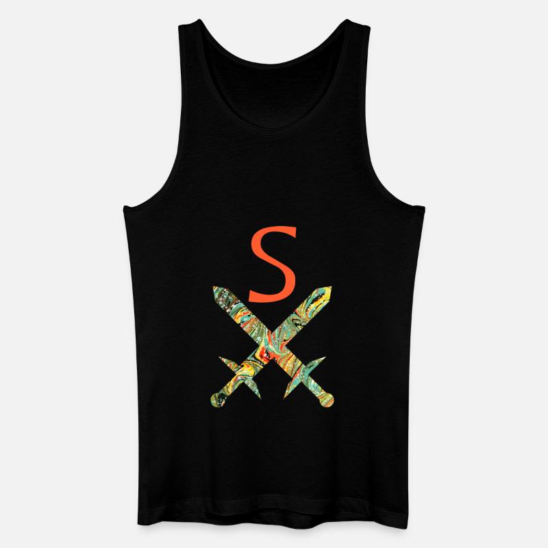 gekreuzte schwerter e 200 s - Männer Bio Tank Top - Schwarz