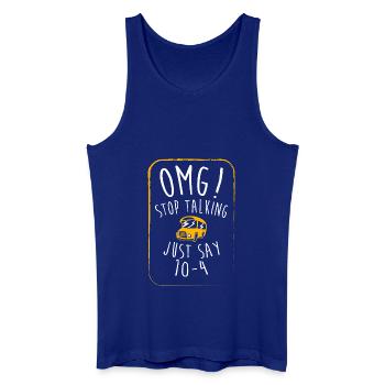 Schulbusfahrer Schulbus - Männer Bio Tank Top - Königsblau - Vorne
