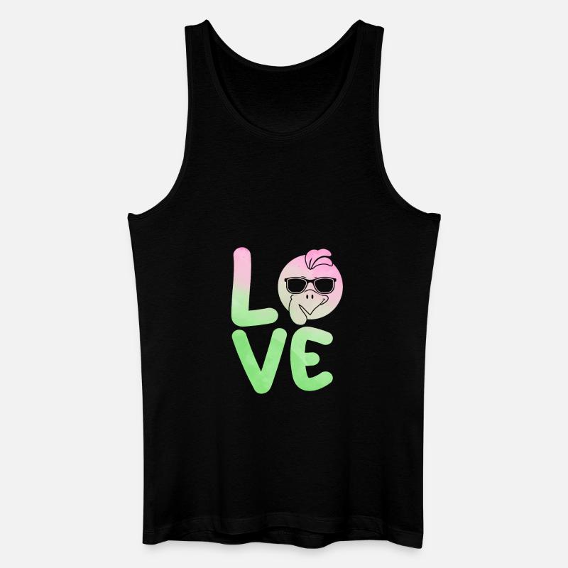 Truthahn - Männer Bio Tank Top - Schwarz
