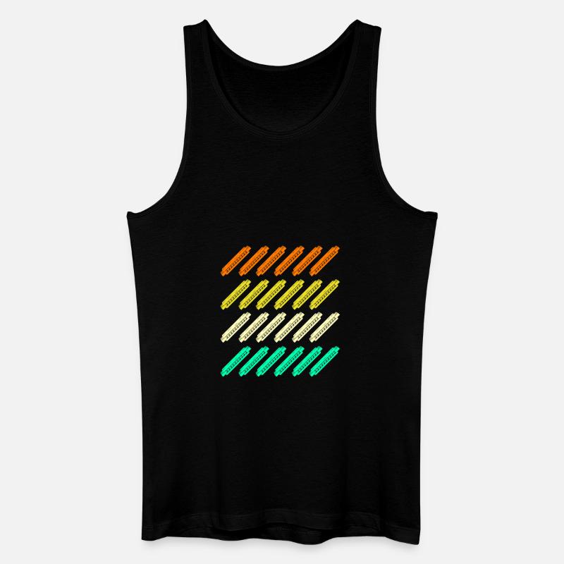 Harmonica Harmonica - Men’s Organic Tank Top - black