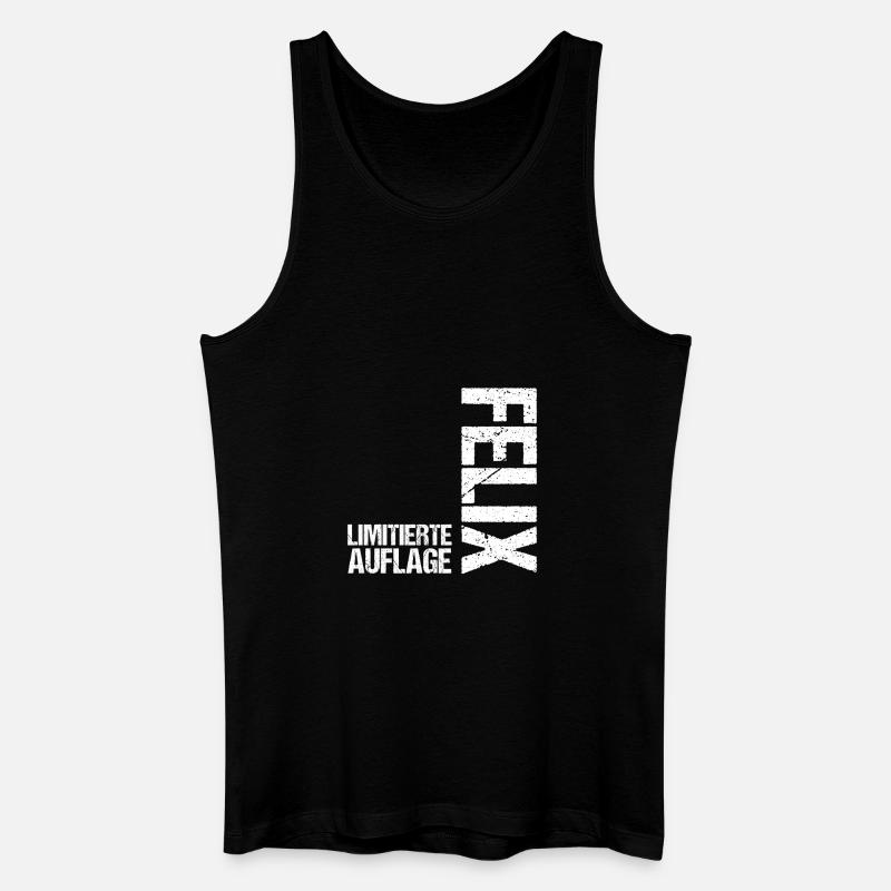 Felix - Männer Bio Tank Top - Schwarz