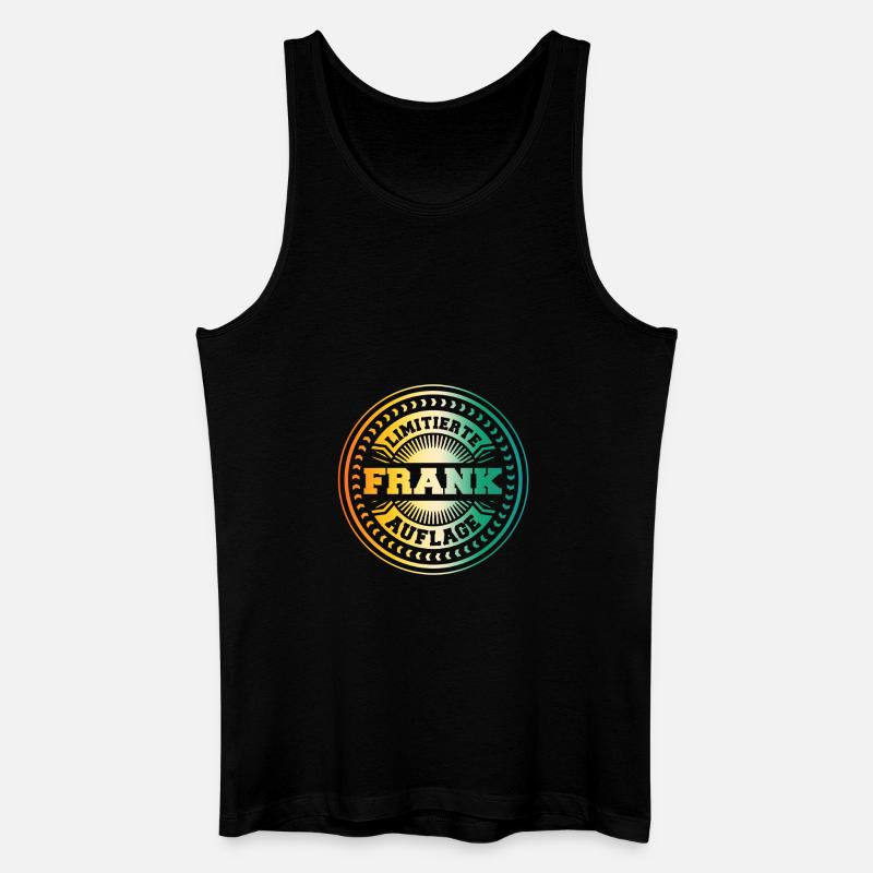Frank - Männer Bio Tank Top - Schwarz