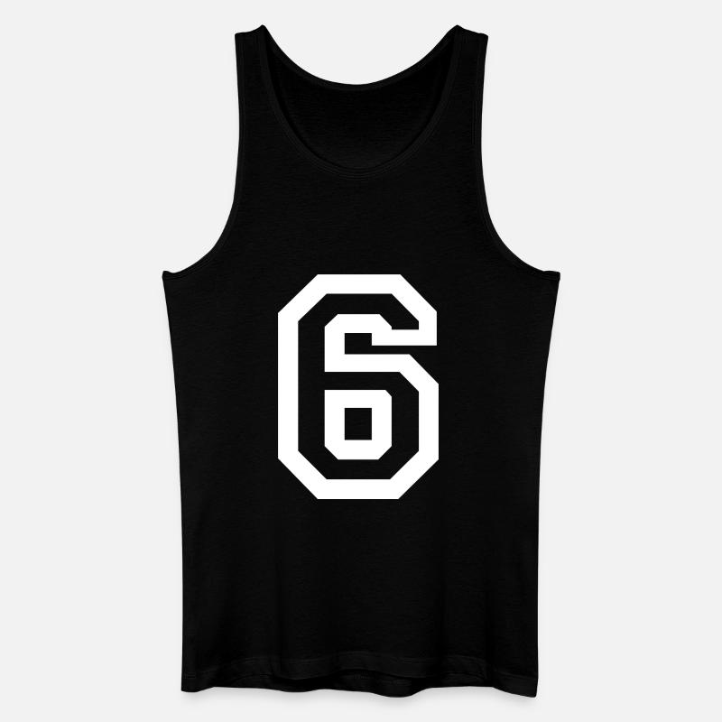 67 Minimalistisches Trenddesign - Männer Bio Tank Top - Schwarz