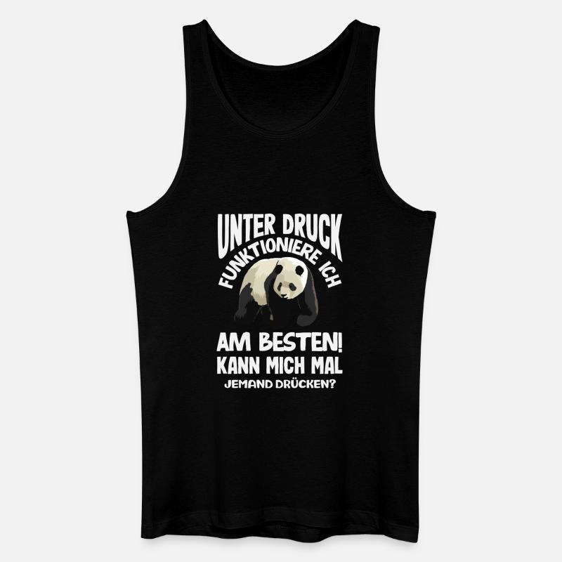 I function best under pressure - Men’s Organic Tank Top - black