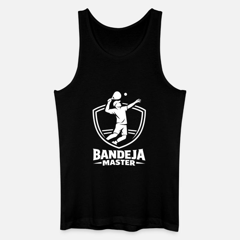 Bandeja Master Shield Lineart - Men’s Organic Tank Top - black