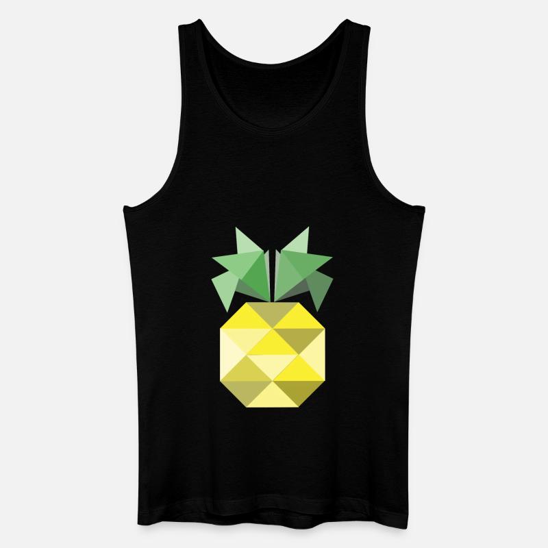 Das ist eine Ananas! - Männer Bio Tank Top - Schwarz