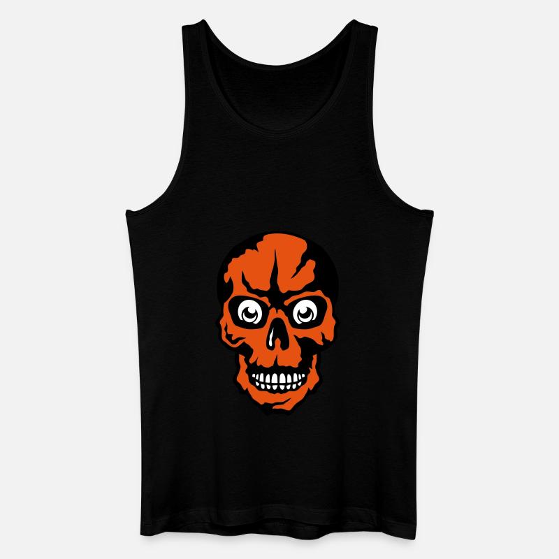 Todeskopf Auge 6 2 - Männer Bio Tank Top - Schwarz
