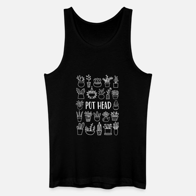 Pflanze Pflanzen - Männer Bio Tank Top - Schwarz