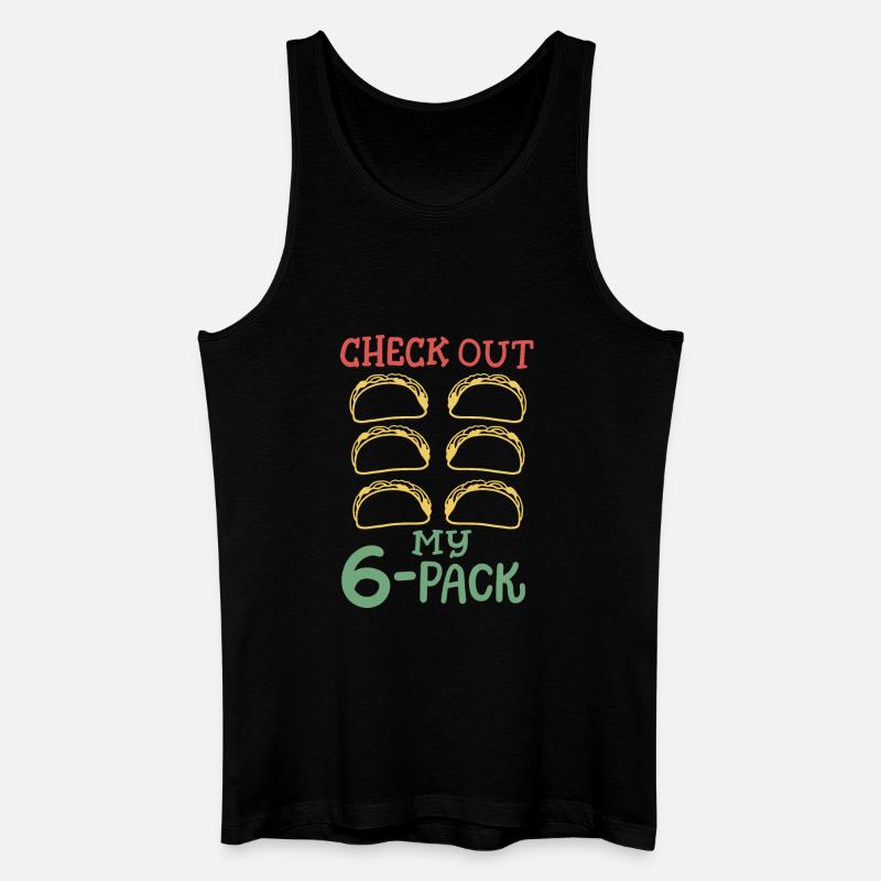 Taco Cinco de Mayo mexikanisch - Männer Bio Tank Top - Schwarz
