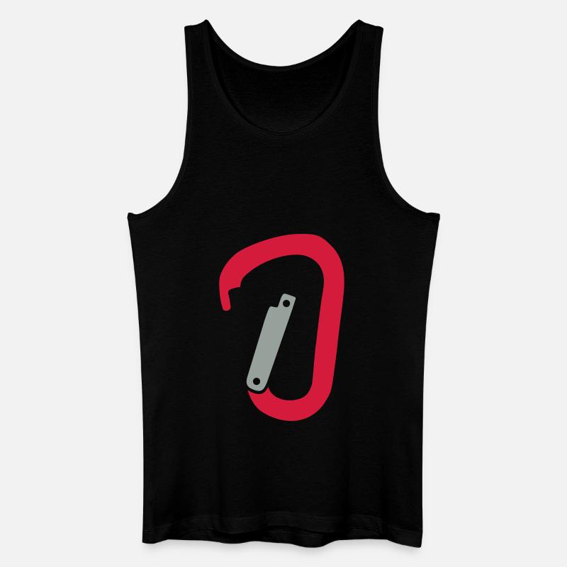 Klettern - Männer Bio Tank Top - Schwarz