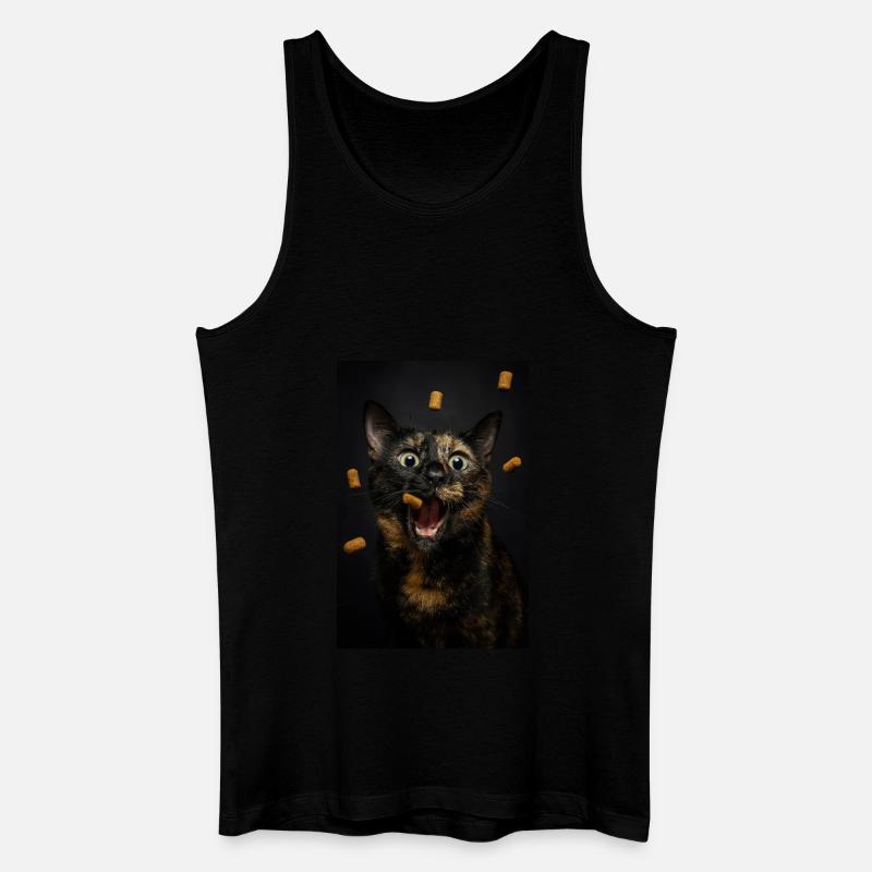 Leckerli-Angriffsmodus: Aktiviert! - Männer Bio Tank Top - Schwarz