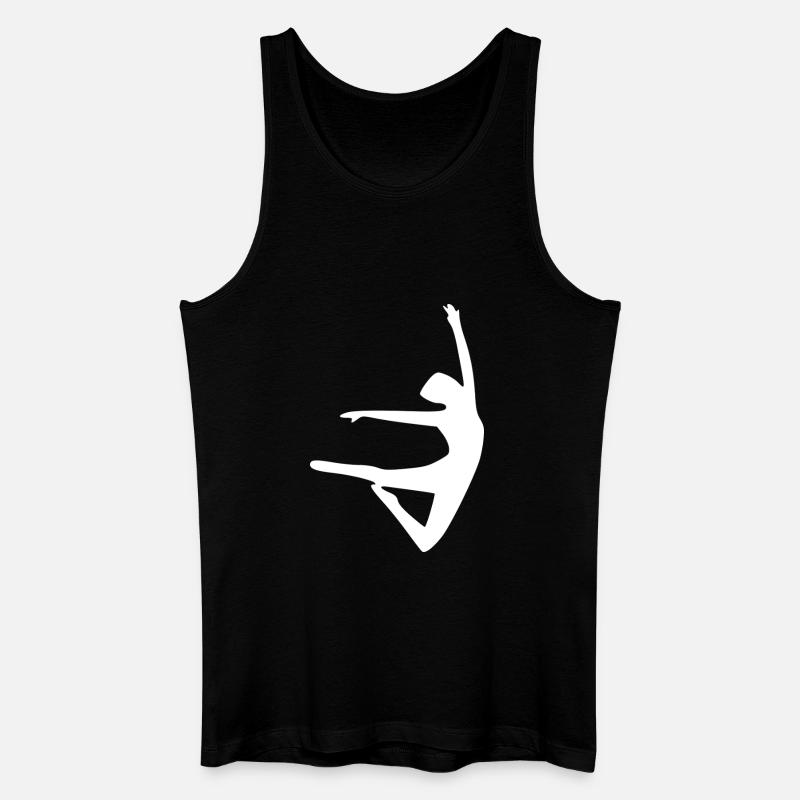 Tanz tanzen - Männer Bio Tank Top - Schwarz