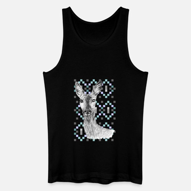 Rogen - Männer Bio Tank Top - Schwarz