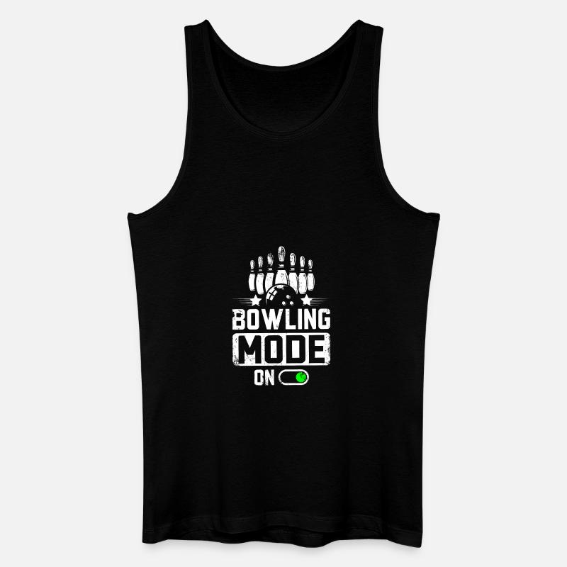 Bowling mode on - Men’s Organic Tank Top - black