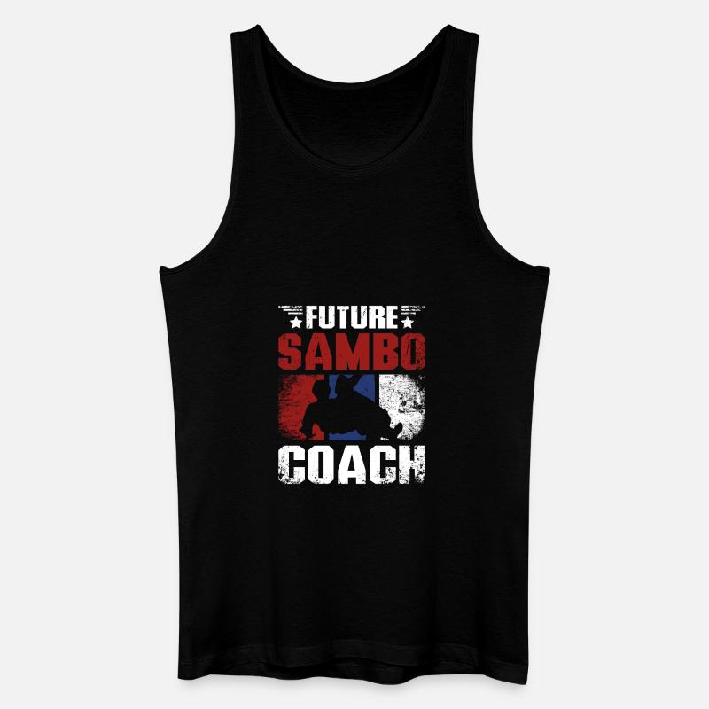 Future sambo trainer coach - Men’s Organic Tank Top - black