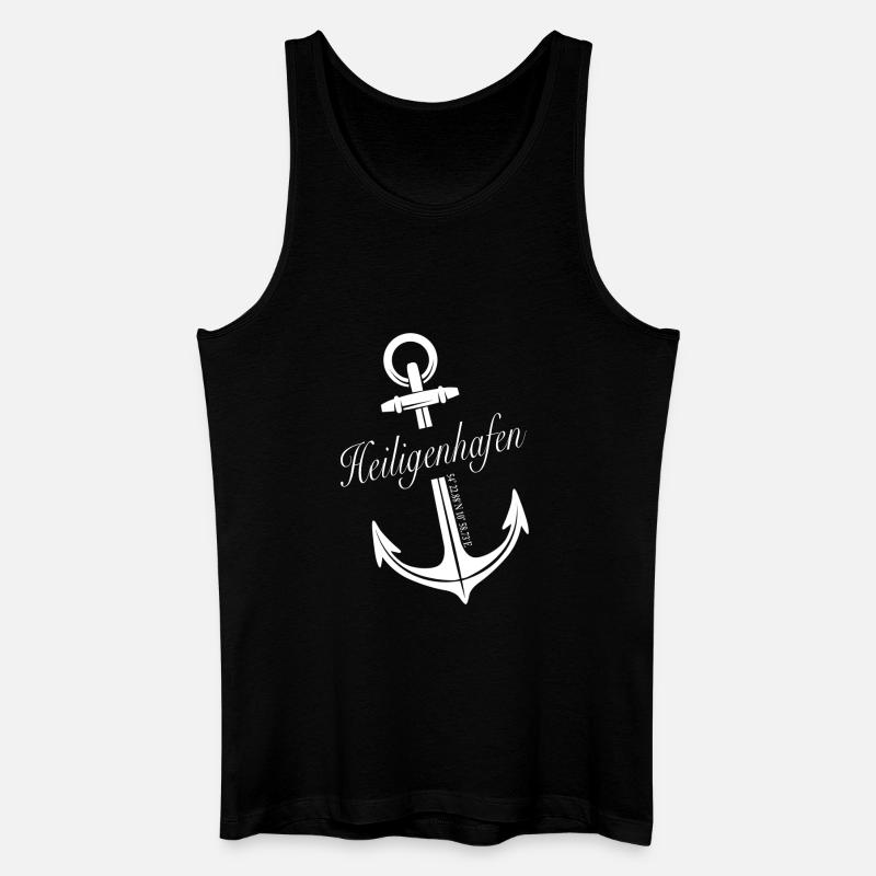 Heiligenhafen - Männer Bio Tank Top - Schwarz