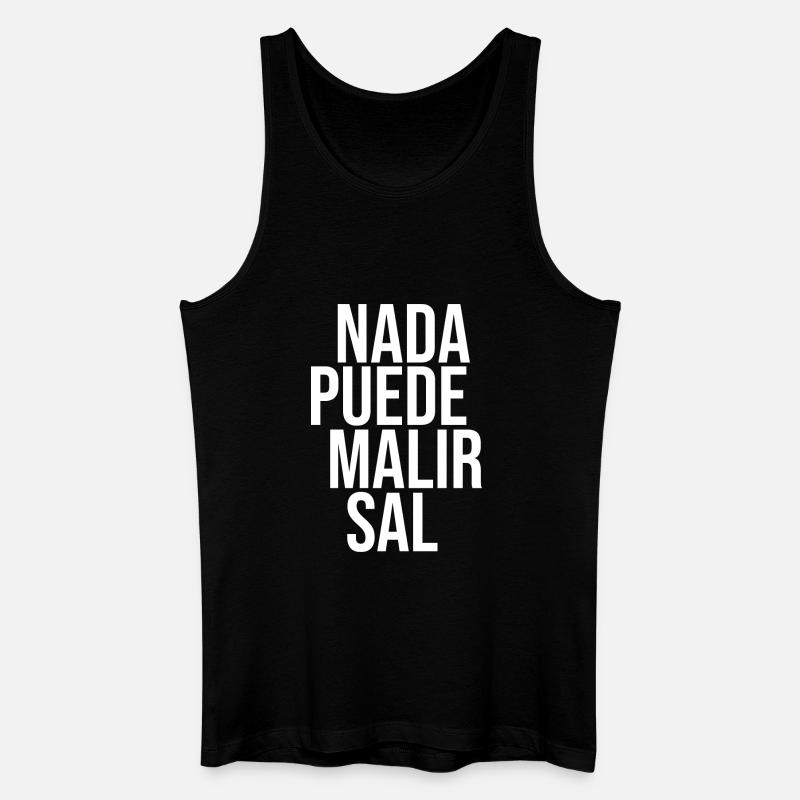Nothing can harm salt - Men’s Organic Tank Top - black