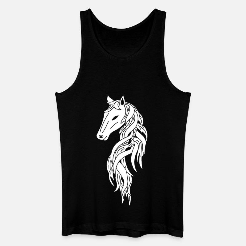 Schimmel - Männer Bio Tank Top - Schwarz