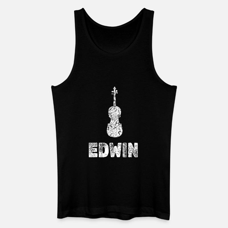 Geschenk für Edwin - Männer Bio Tank Top - Schwarz