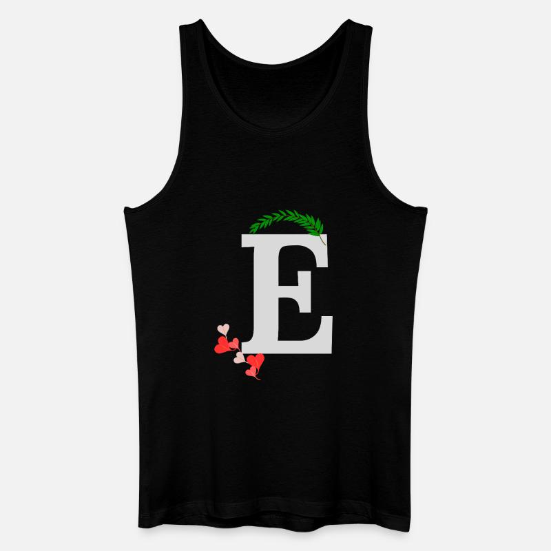 E - Männer Bio Tank Top - Schwarz