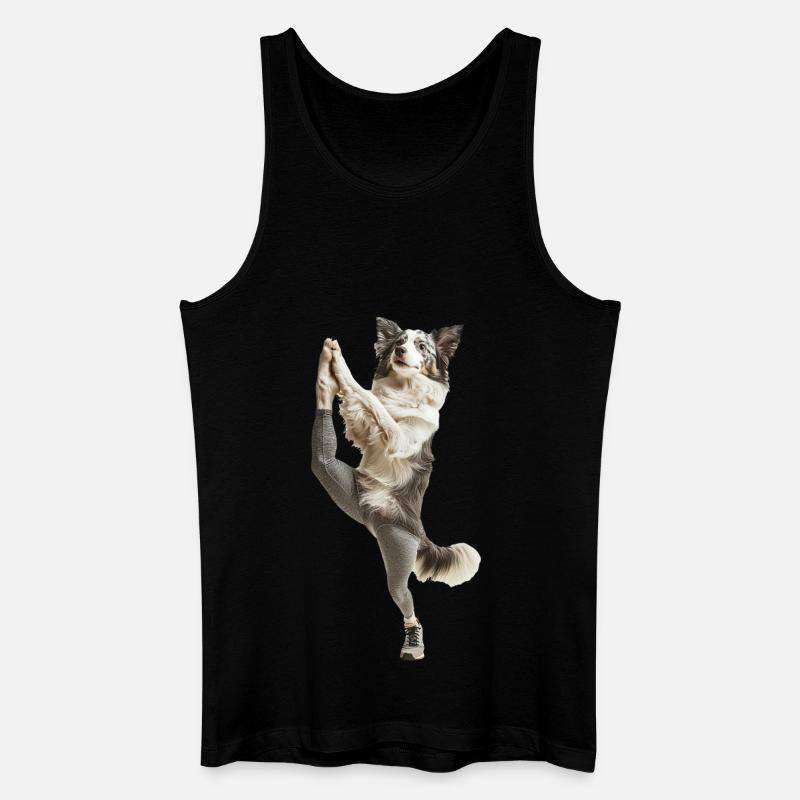 Australischer Schäferhund - Männer Bio Tank Top - Schwarz