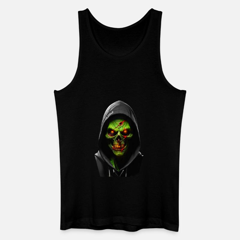 Zombie - Männer Bio Tank Top - Schwarz